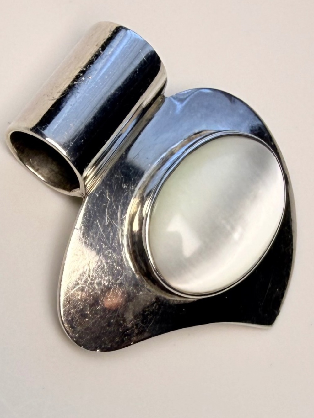 Vintage Modernist, 925 Sterling Slide Pendant